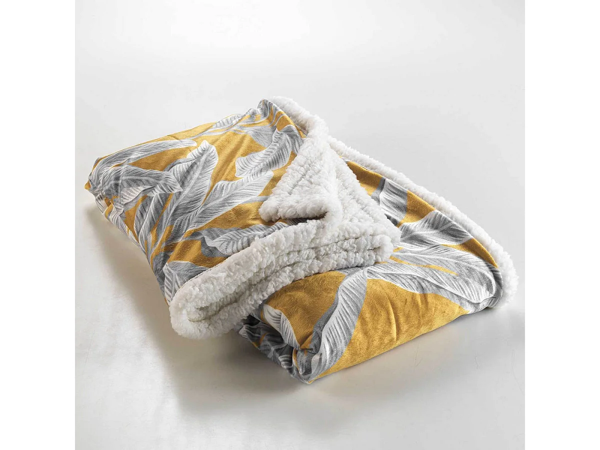 Plaid Velours Imprimé "Sherpa Isibelle" 125x150cm Multicolore