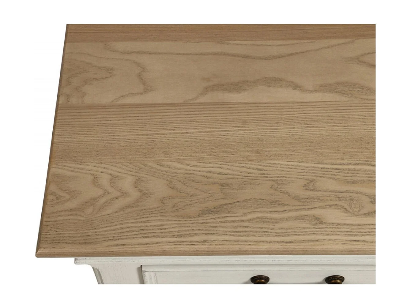 Buffet bas 2 portes 6 tiroirs MDF Blanc - Romance Interior's