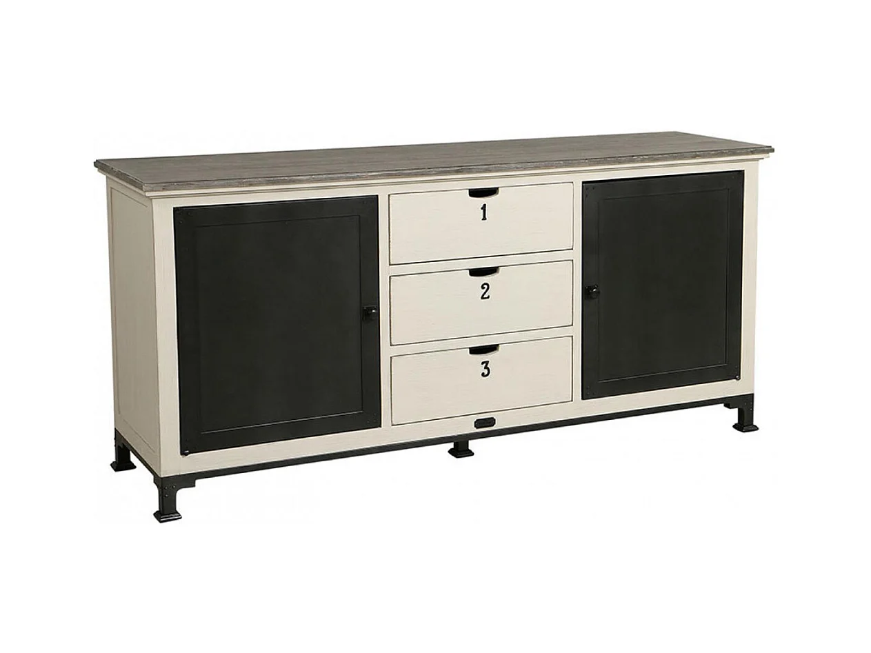 Buffet bas Bois Blanc - Ouessant Interior's