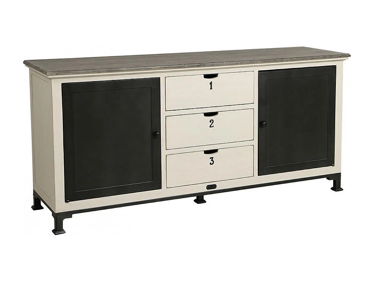 Buffet bas Bois Blanc - Ouessant Interior's