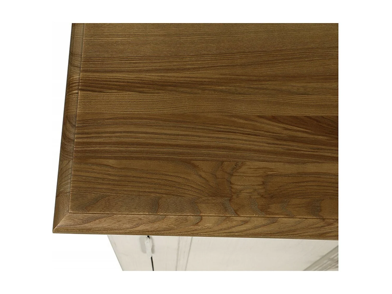 Buffet bas 4 portes 1 tiroir Bois Blanc - Manoir Interior's