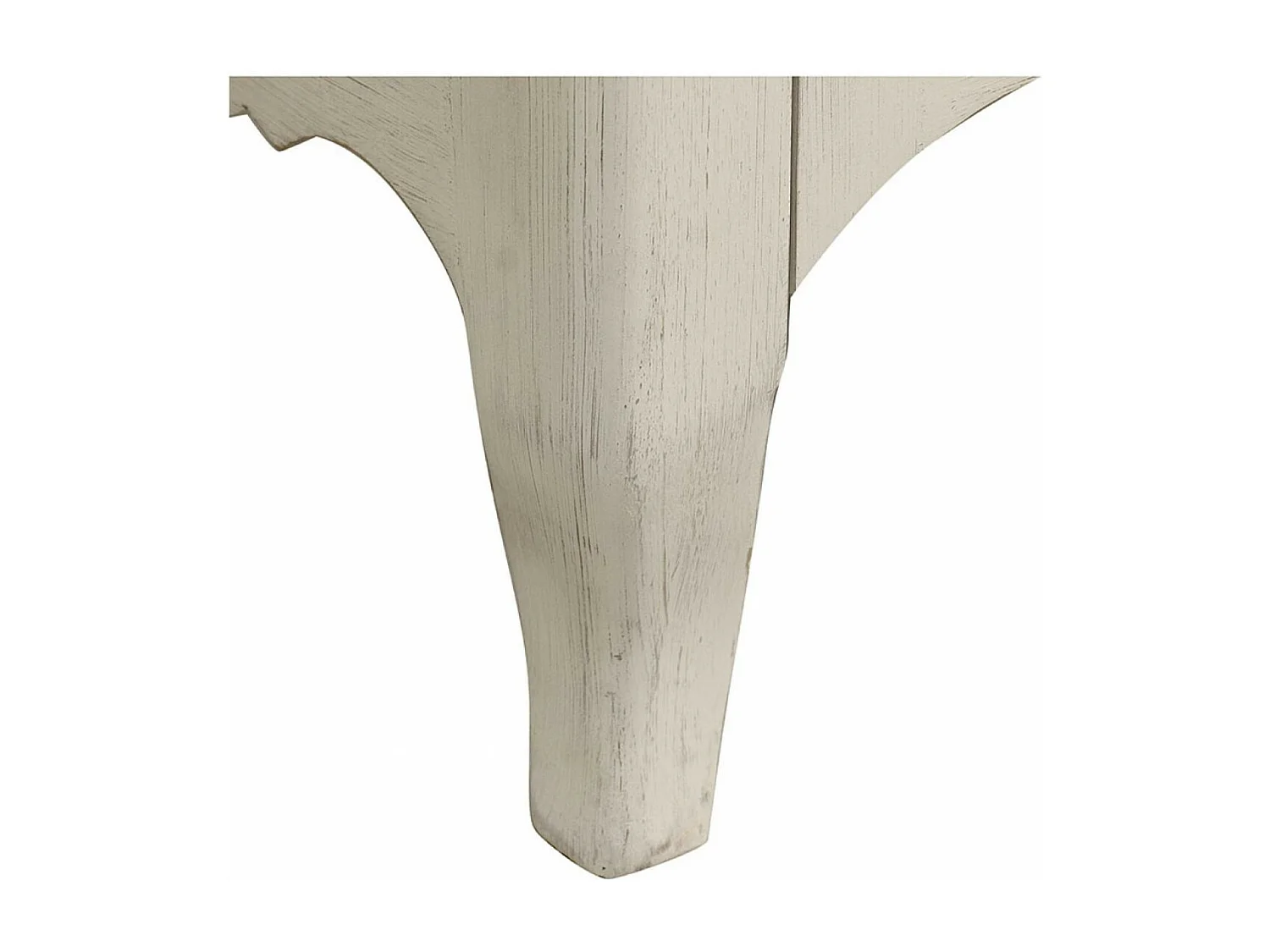 Buffet bas 4 portes 1 tiroir Bois Blanc - Manoir Interior's