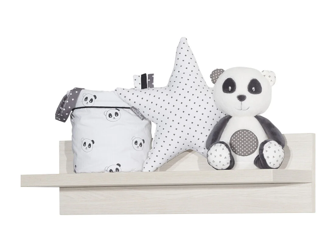 Lot de 3 panières en coton blanc CHAO CHAO - Sauthon