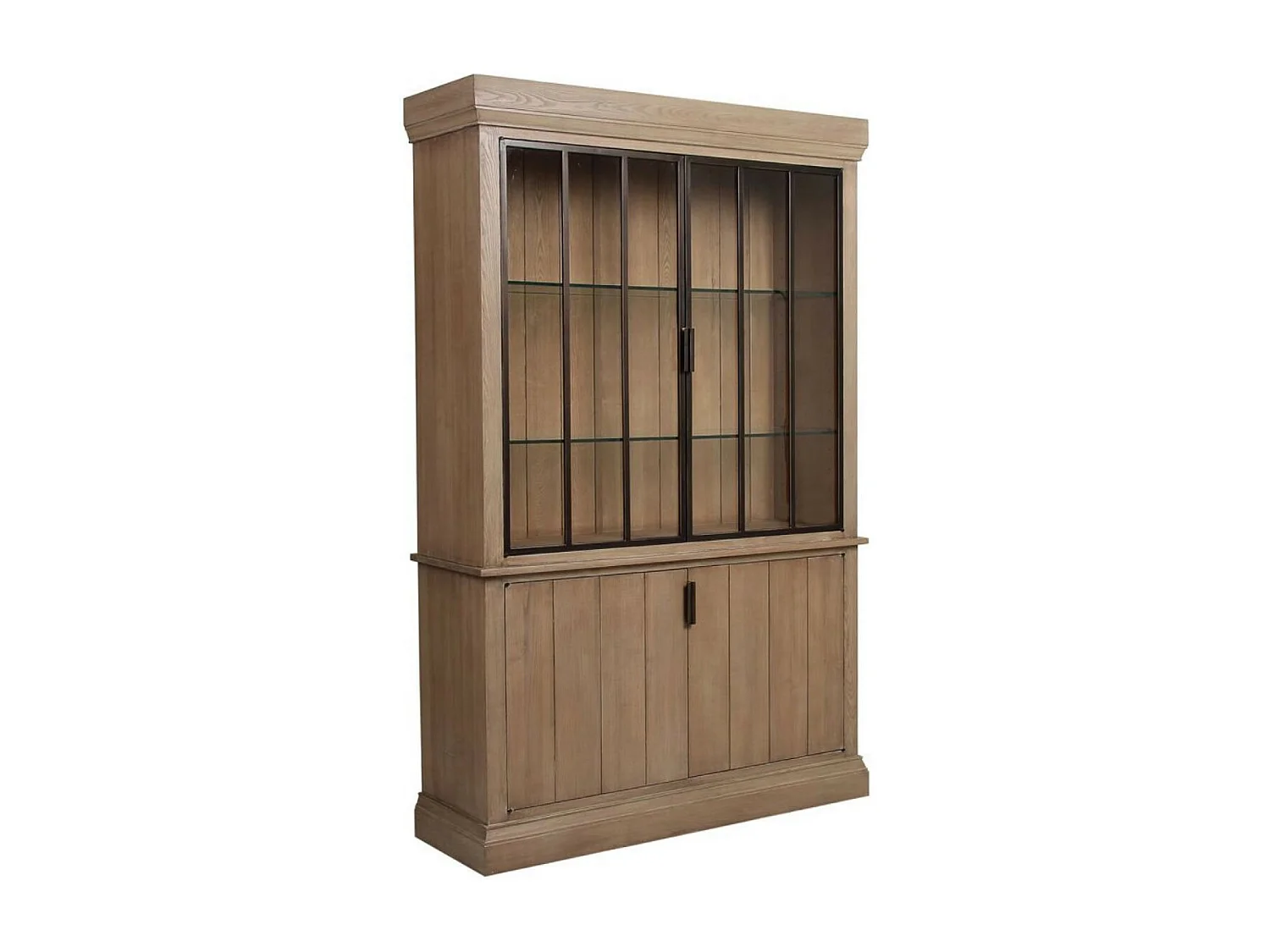 Buffet vitré Bois Marron - Demeure Interior's