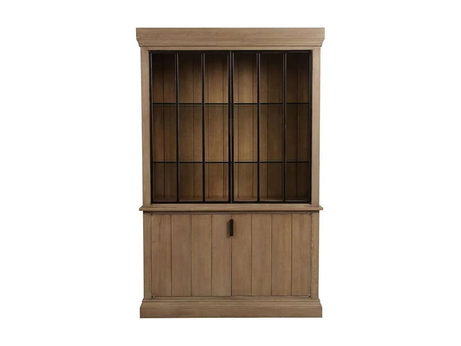 Buffet vitré Bois Marron - Demeure Interior's