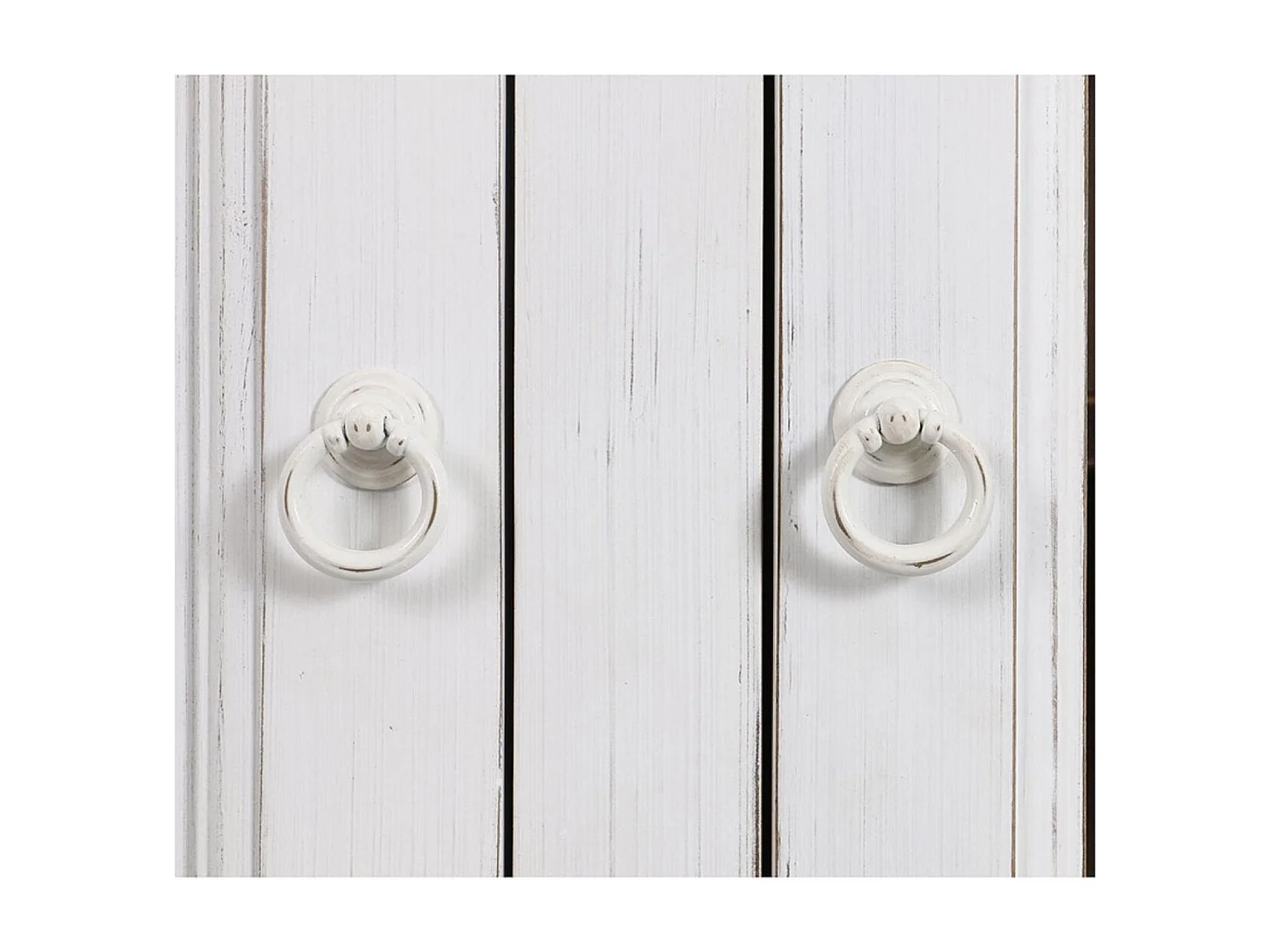 Buffet 5 portes 5 tiroirs Bois Blanc - Esquisse Interior's