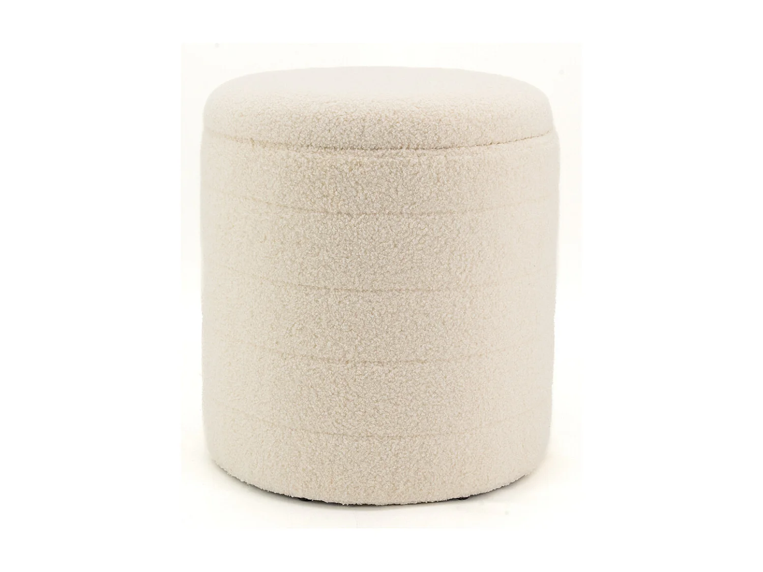 Pouf / coffre en bouclette Grand