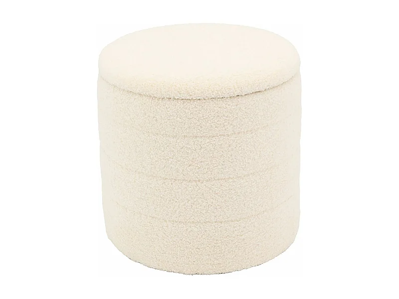 Pouf / coffre en bouclette Petit
