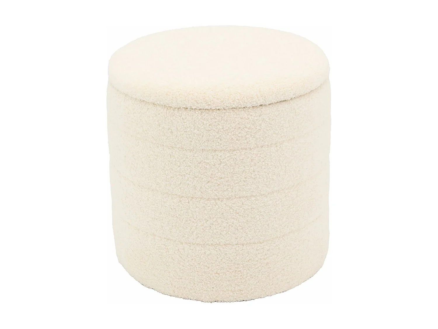 Pouf / coffre en bouclette Petit