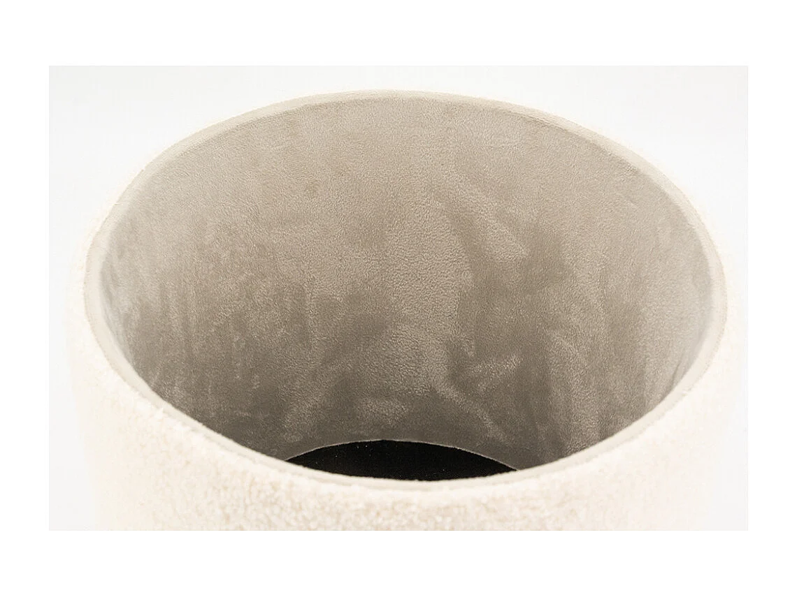 Pouf / coffre en bouclette Petit