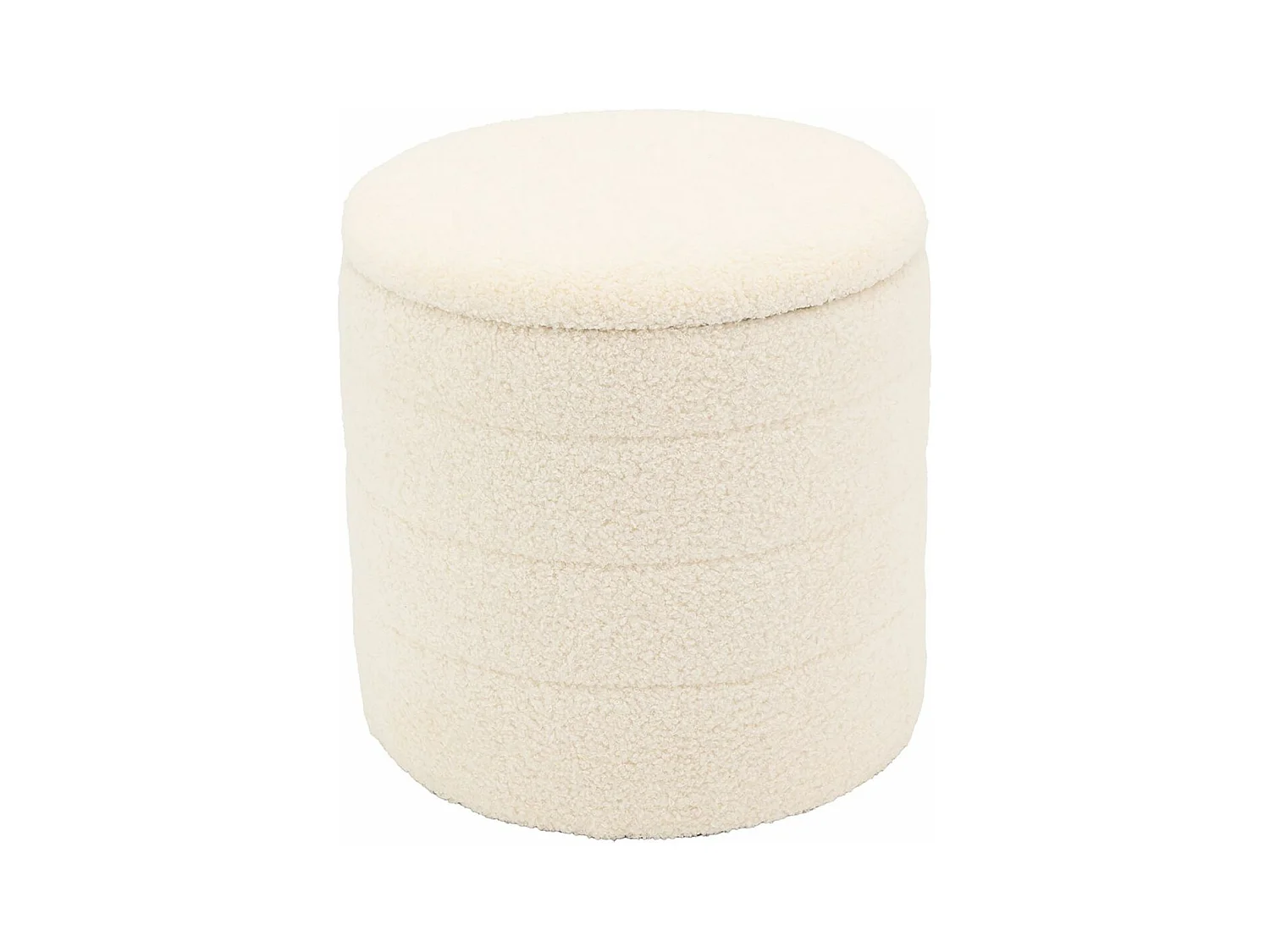 Pouf / coffre en bouclette Petit