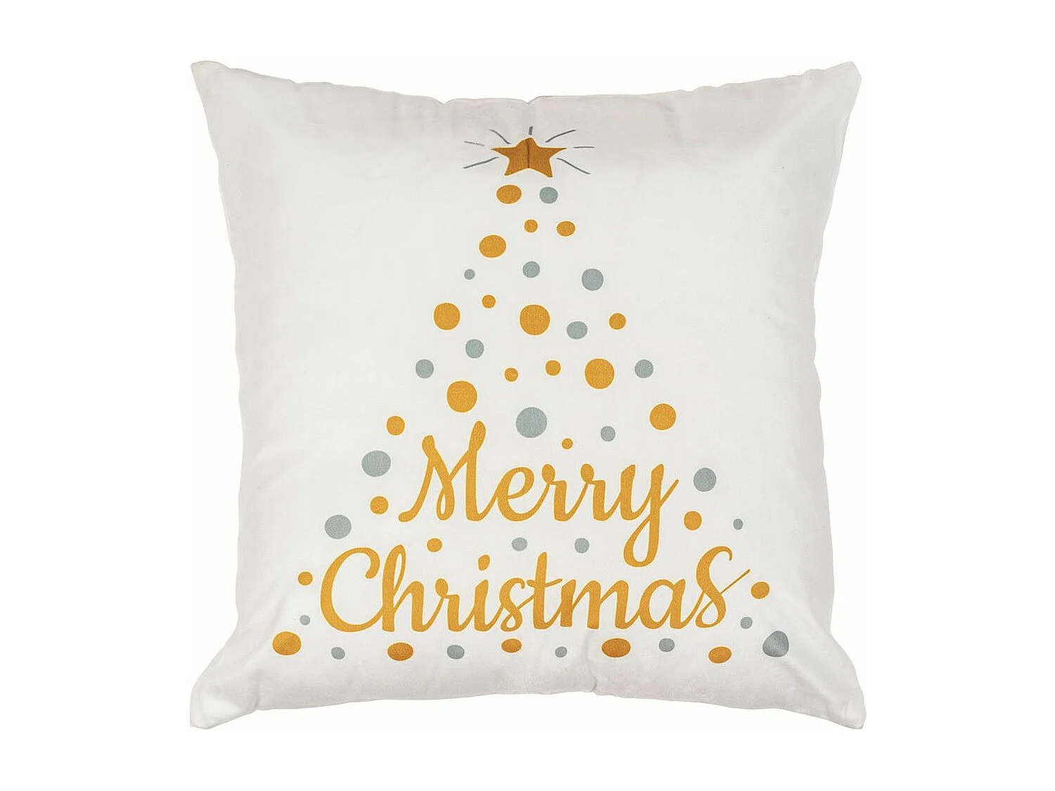 HOUSSE DE COUSSIN DE NOËL 3D 31 45X45 WHITE