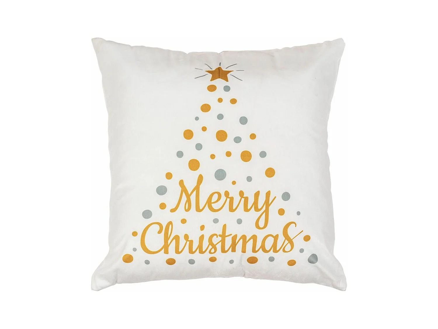 HOUSSE DE COUSSIN DE NOËL 3D 31 45X45 WHITE