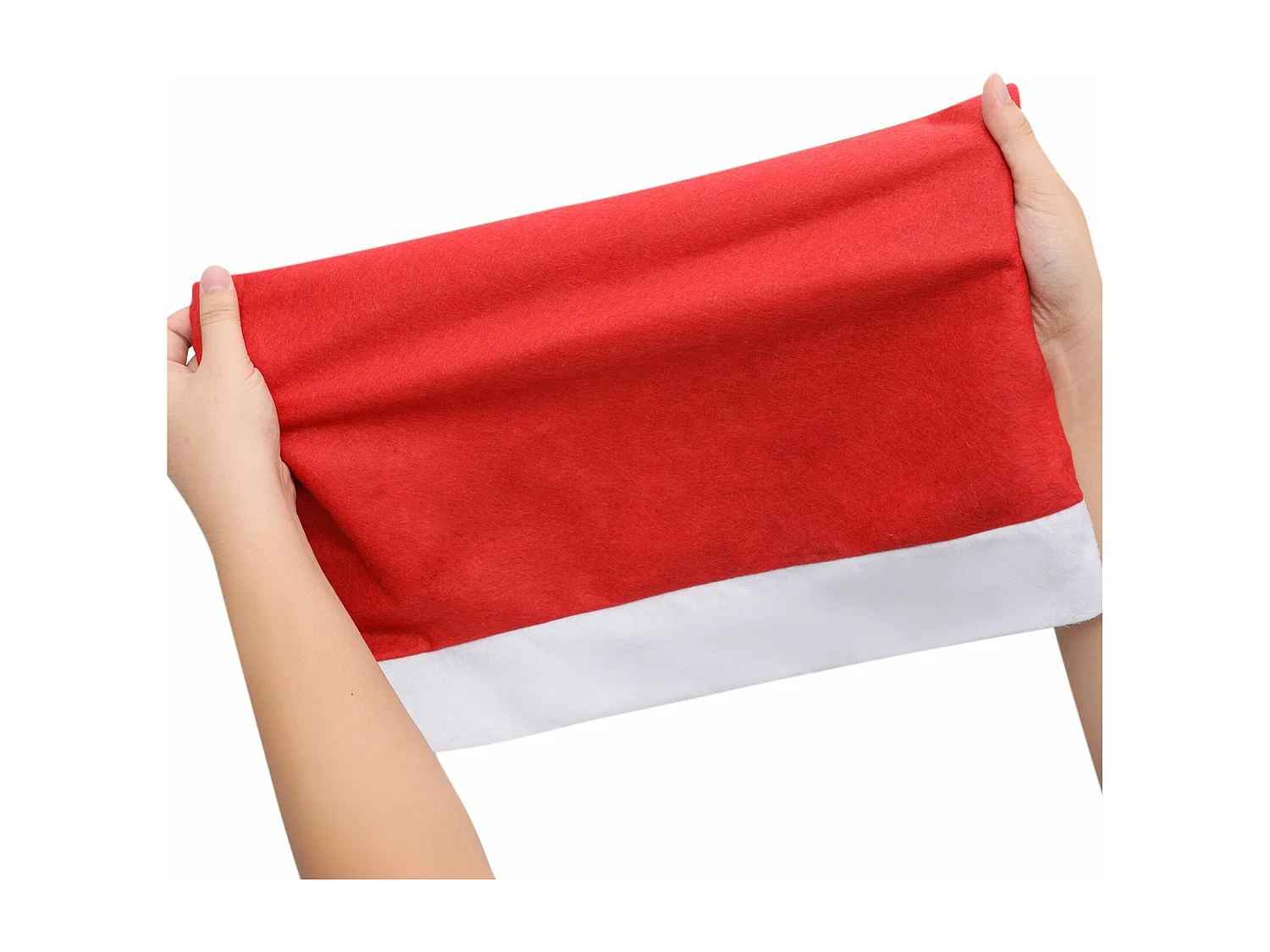 HOUSSE DE CHAISE BONNET DE PÈRE NOËL  380667 6PCS DARK RED