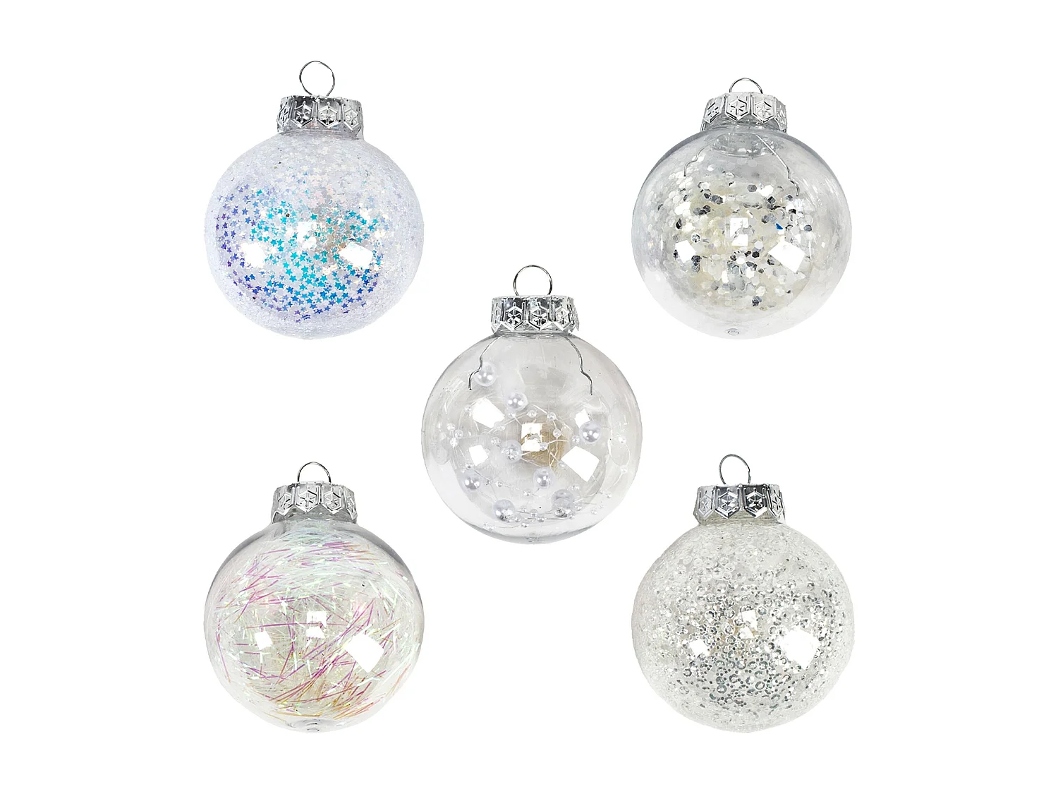 BOULES DE NOËL  SYSD1688-058 30PCS WHITE