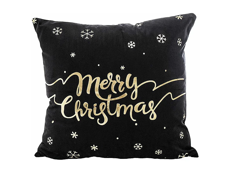 HOUSSE DE COUSSIN DE NOËL  BC25 45X45 BLACK