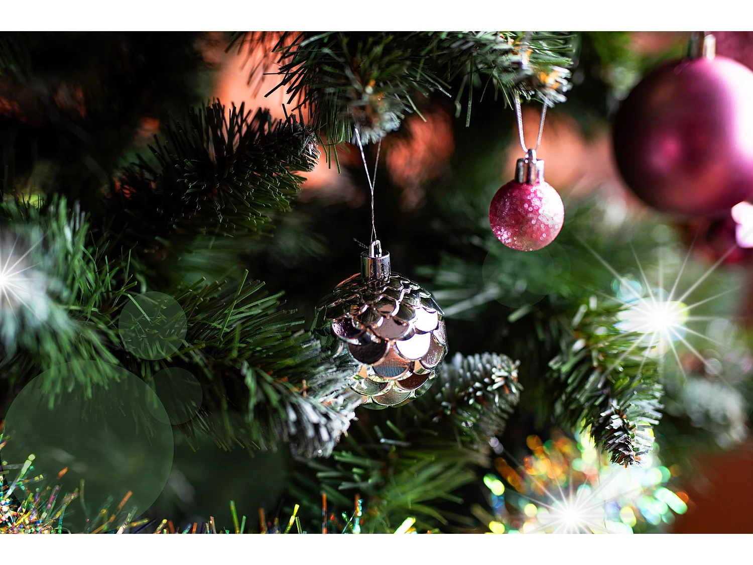 ENSEMBLE BOULES DE NOËL 208 psc PINK