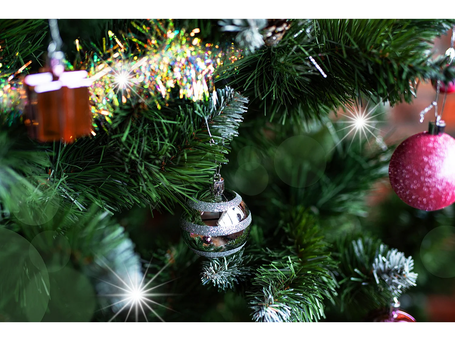 ENSEMBLE BOULES DE NOËL 208 psc PINK