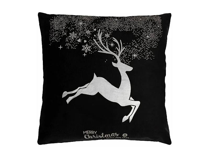 HOUSSE DE COUSSIN DE NOËL  BC21 45X45 BLACK