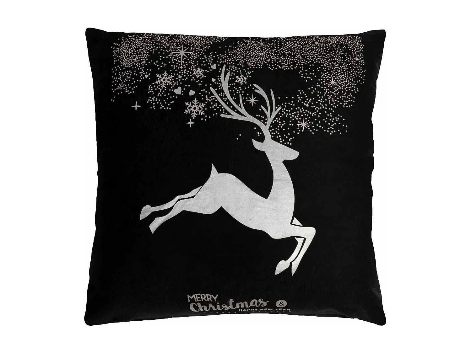 HOUSSE DE COUSSIN DE NOËL  BC21 45X45 BLACK