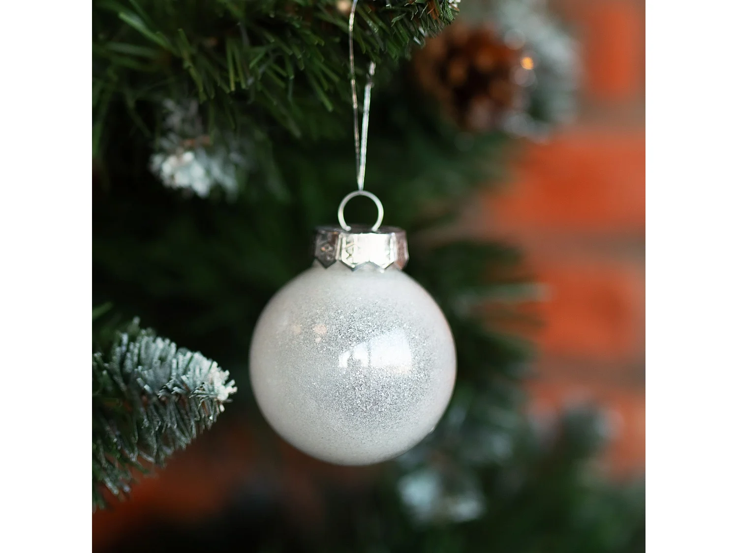 BOULES DE NOËL  SYSD1688-057 30PCS WHITE