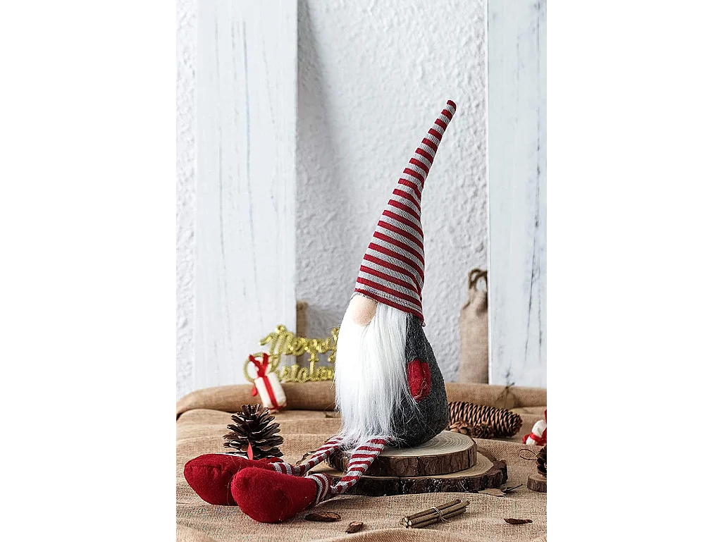 GNOME DE NOËL  YX0063 60CM DARK RED