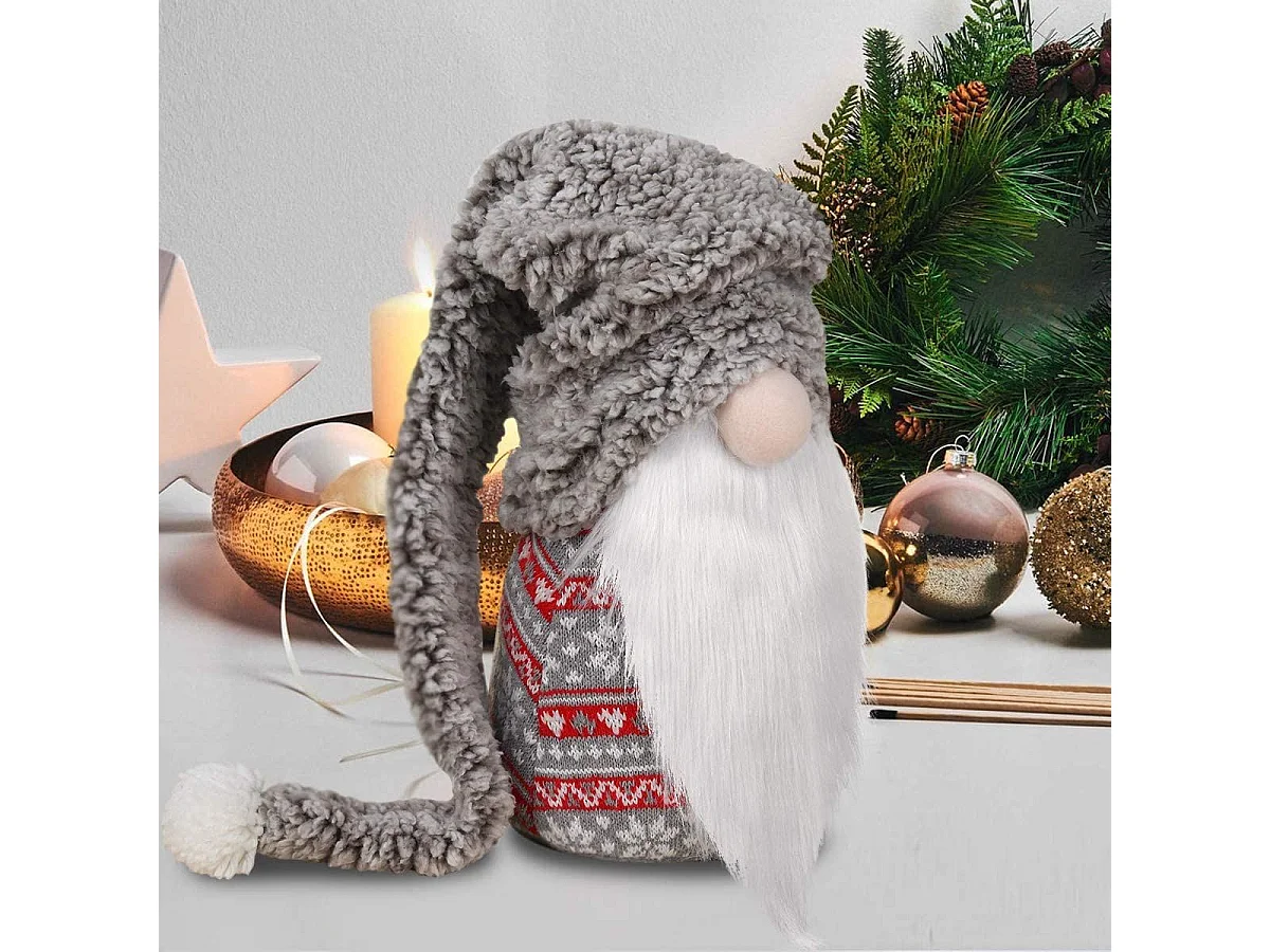 GNOME DE NOËL  YX044 72CM GREY