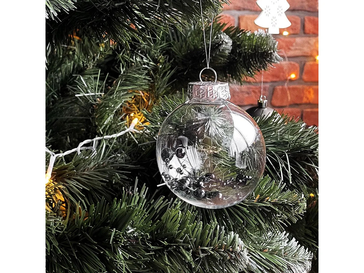 BOULES DE NOËL  SYSD1688-061 30PCS BLACK