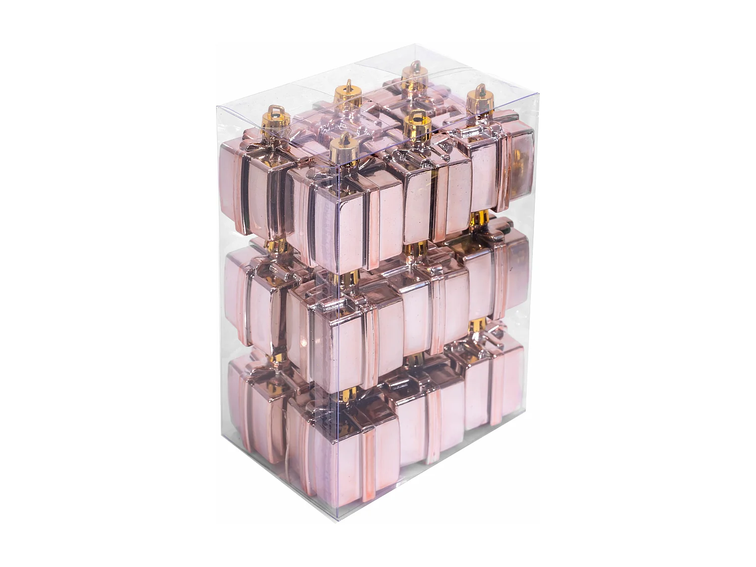 BOULES DE NOËL 311437 101PCS ROSE GOLD