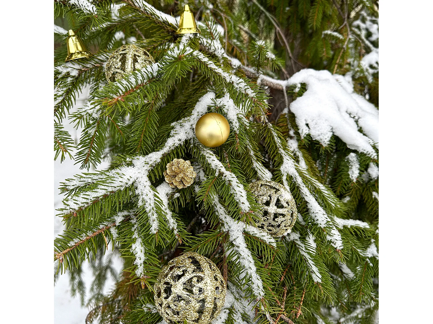 BOULES DE NOËL 311437 101PCS ROSE GOLD