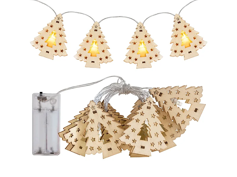 GUIRLANDE LUMINEUSE DE NOËL SAPIN DE NOËL LED XB-001  LIGHT GOLD