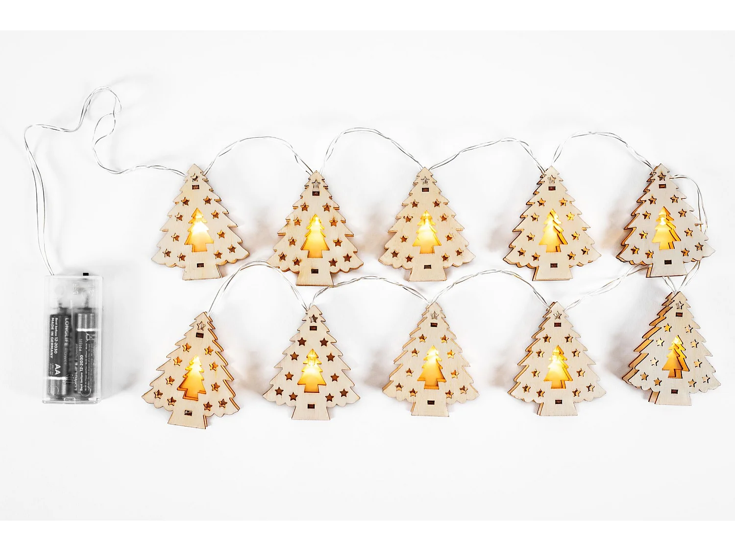 GUIRLANDE LUMINEUSE DE NOËL SAPIN DE NOËL LED XB-001  LIGHT GOLD