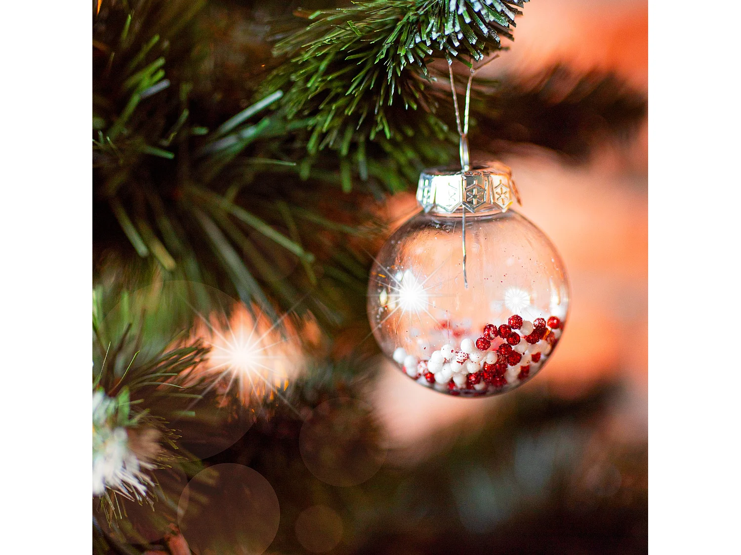 ENSEMBLE BOULES DE NOËL 115 pcs PINK