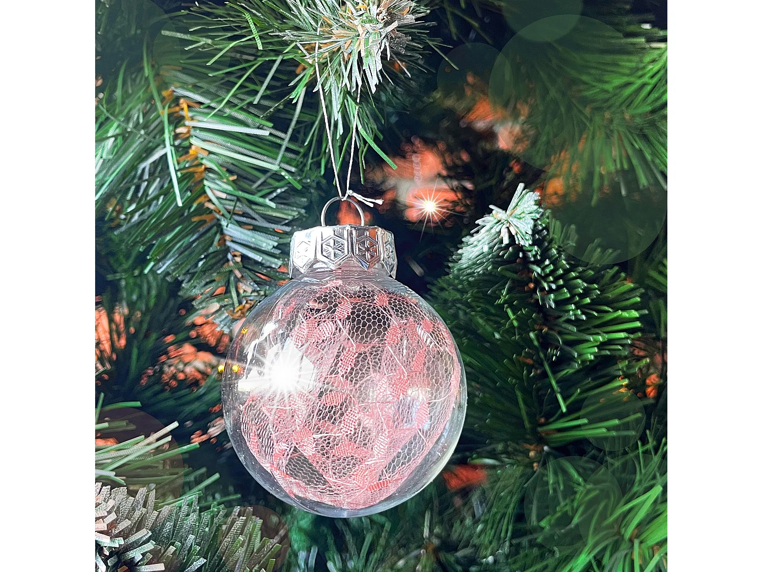 ENSEMBLE BOULES DE NOËL 115 pcs PINK