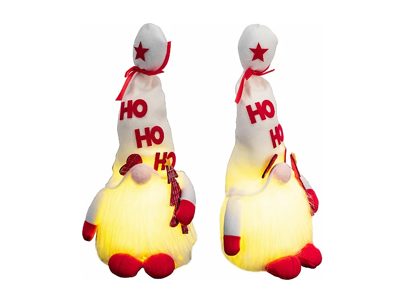 GNOME DE NOËL LED YX058 36CM WHITE