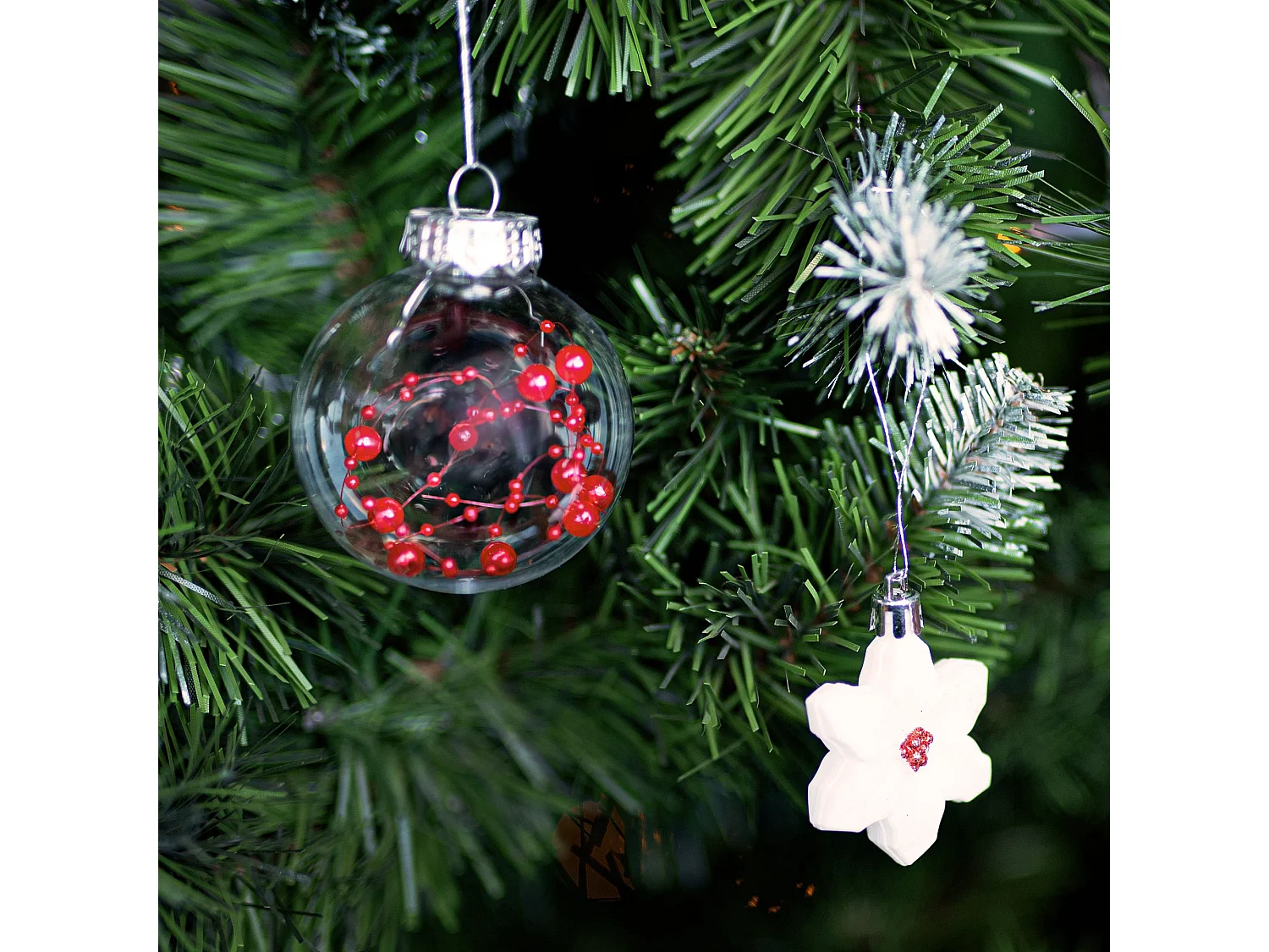 BOULES DE NOËL  SYSD1688-070 30PCS RED