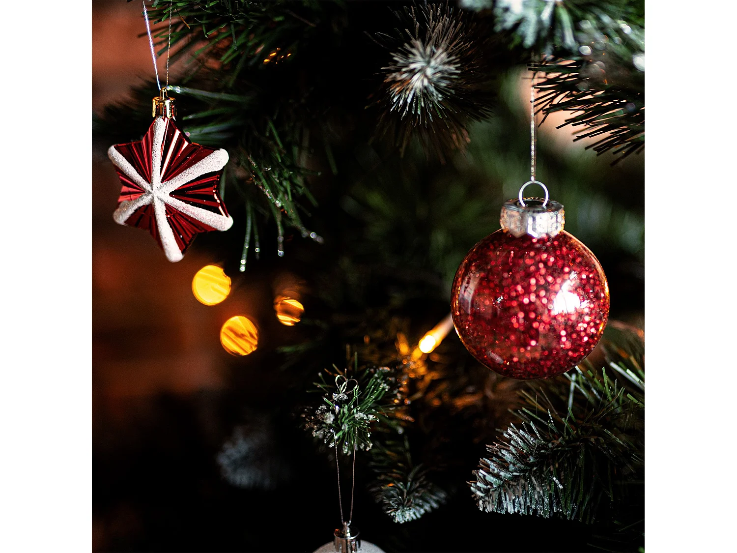 BOULES DE NOËL  SYSD1688-070 30PCS RED