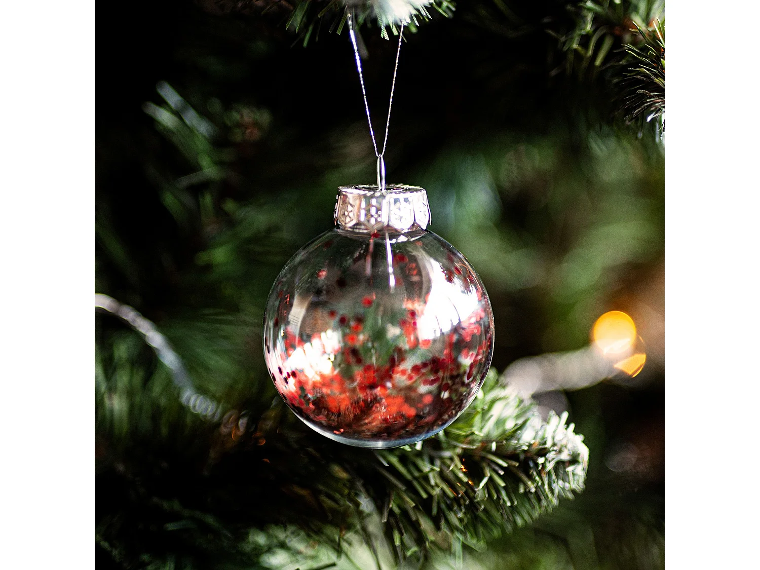 BOULES DE NOËL  SYSD1688-070 30PCS RED