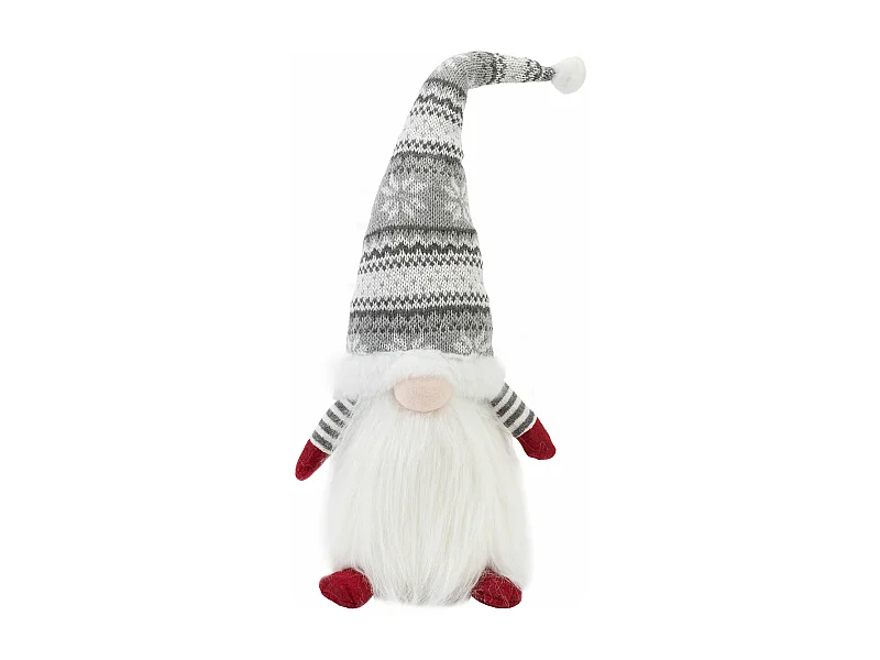 GNOME DE NOËL  22623 48CM GREY