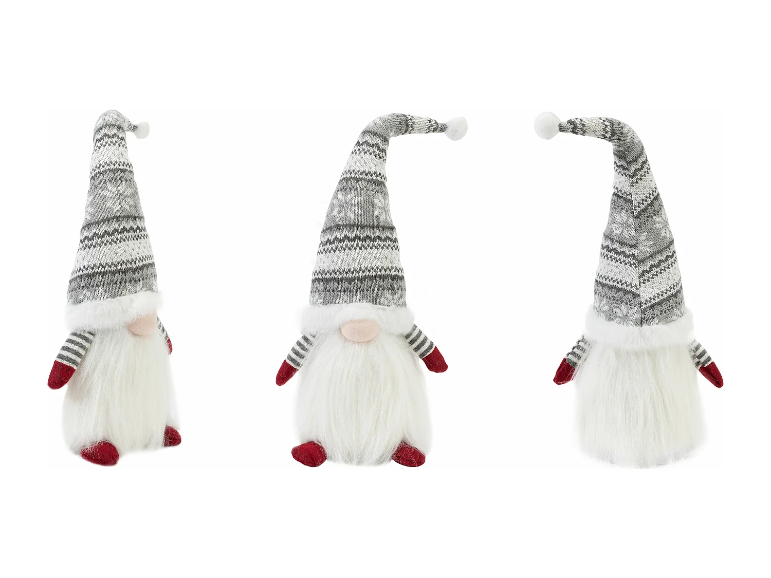 GNOME DE NOËL  22623 48CM GREY