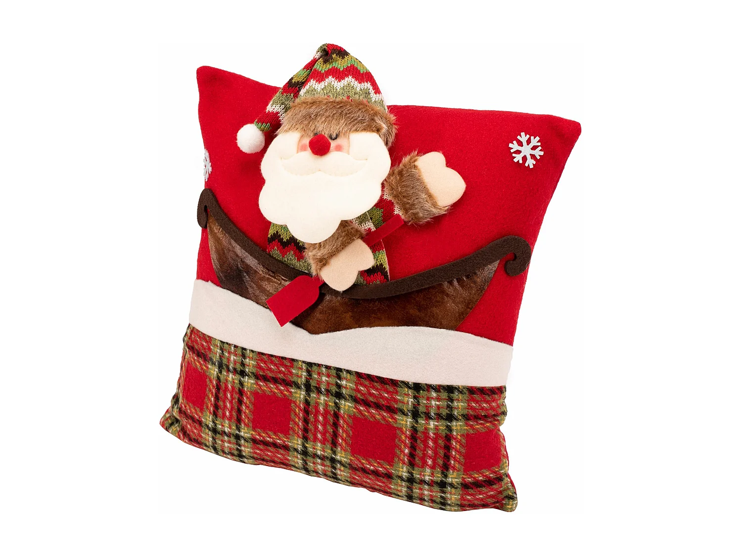 HOUSSE DE COUSSIN DE NOËL  YX021 40X40 DARK RED