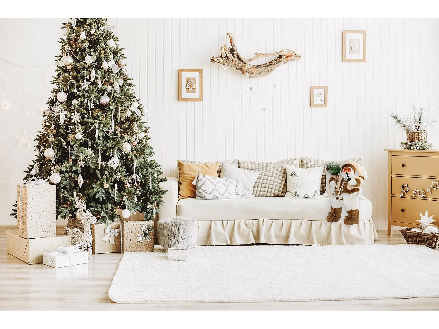 PÈRE NOËL  301252 44CM WHITE