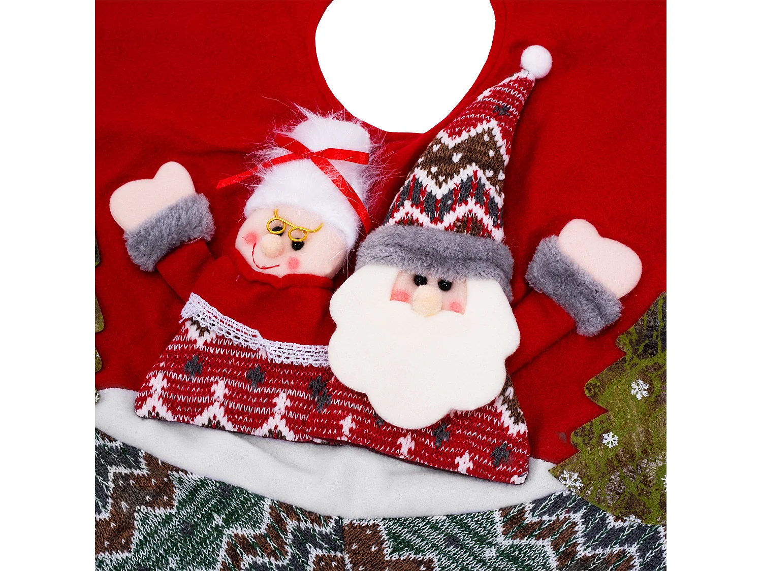 TAPIS DE SAPIN DE NOËL  80CM RED