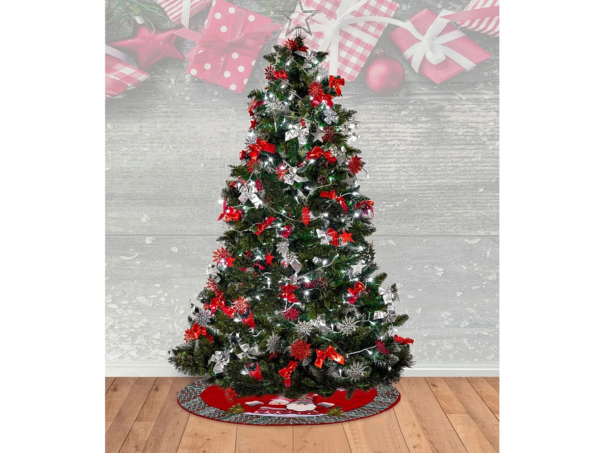 TAPIS DE SAPIN DE NOËL  80CM RED