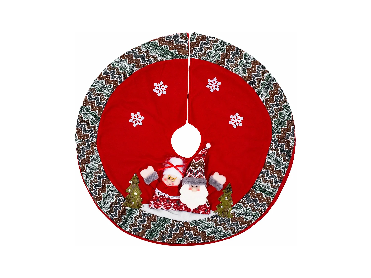 TAPIS DE SAPIN DE NOËL  80CM RED