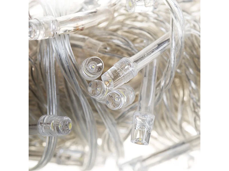 RIDEAU LUMINEUX + TÉLÉCOMMANDE 304 LED GL2007  WHITE