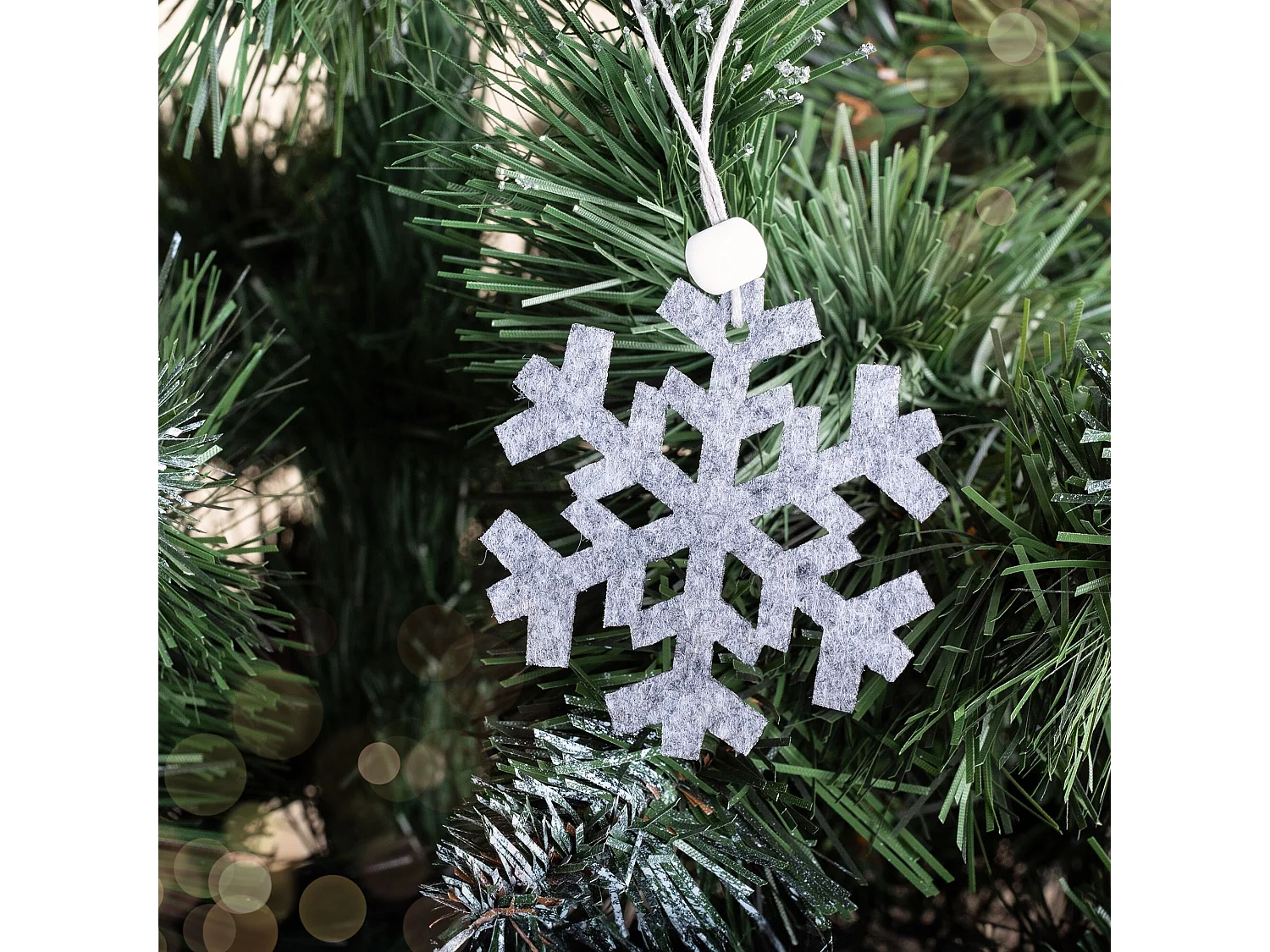 ENSEMBLE DE DÉCORATIONS DE NOËL 42PCS GREY