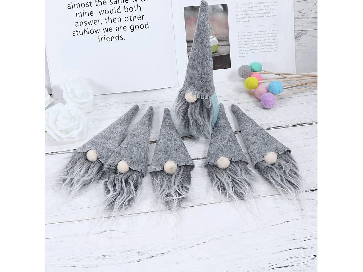 ENSEMBLE DE DÉCORATIONS DE NOËL 42PCS GREY