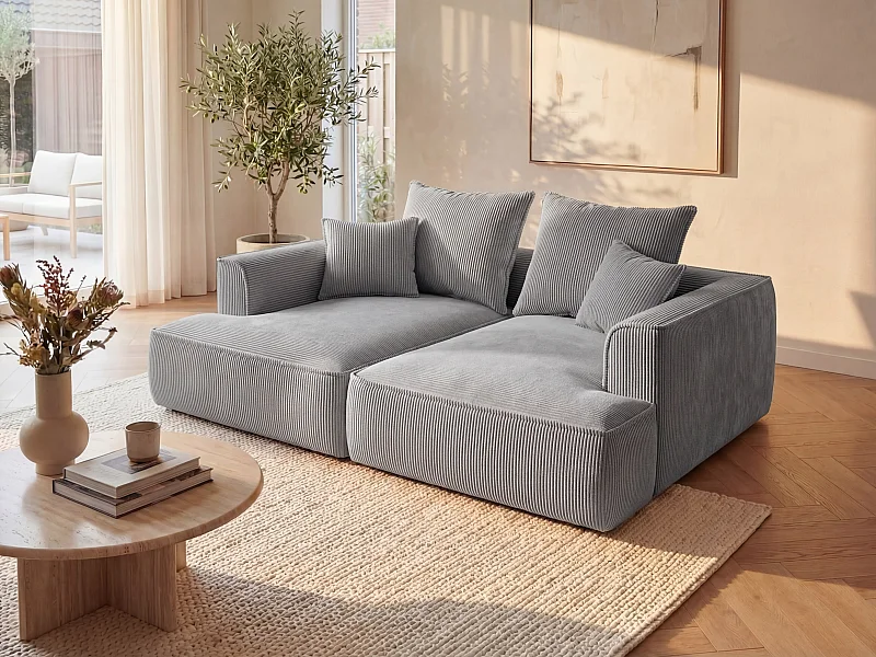 Sofa ohne Bettfunktion Hellgrau