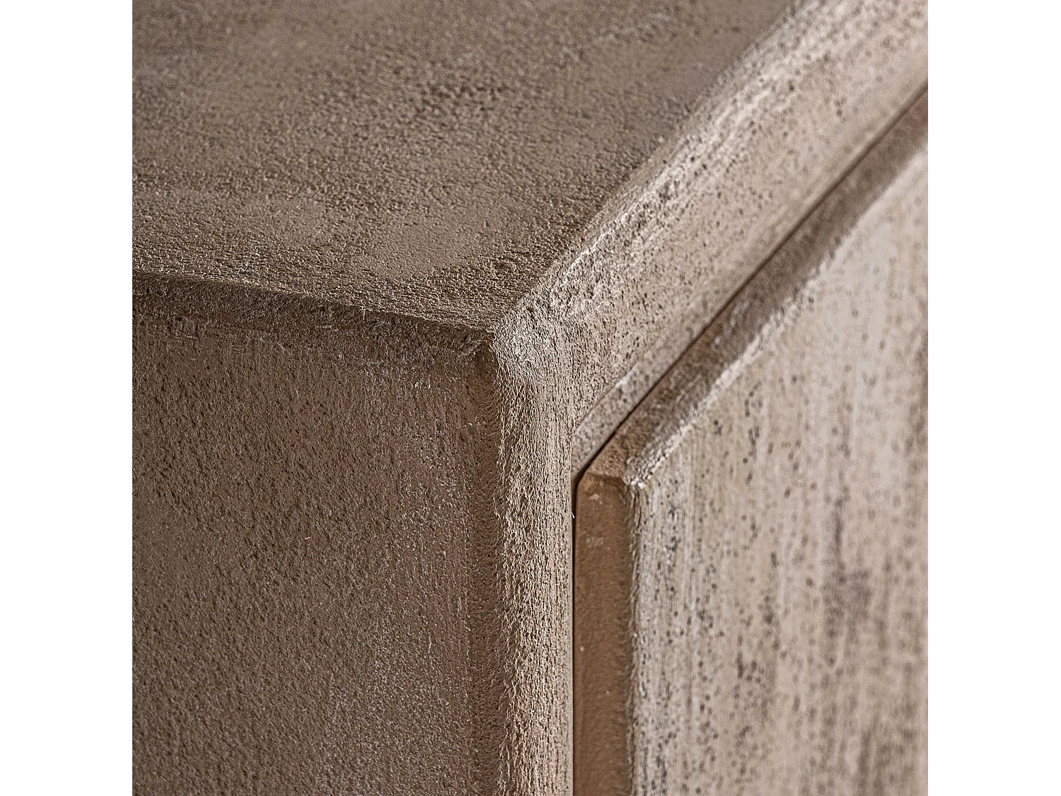 Buffet en bois mdf brun clair  en 150x38x80 cm